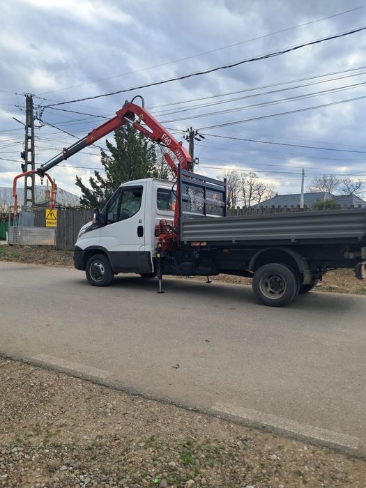 Iveco daily basculabil cu macara,nacela