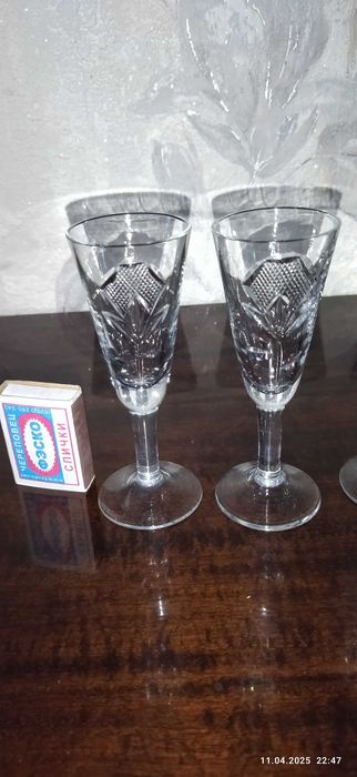 Рюмки 6 шт. Стекло. Новые.