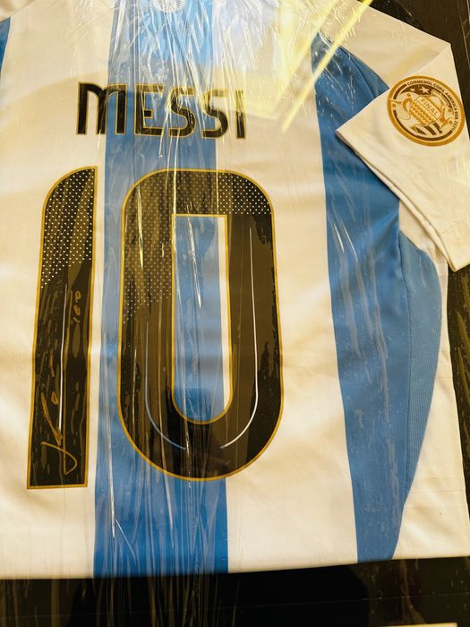 Messi Меси тениска с автограф,сертификат