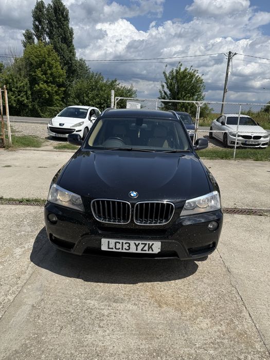 Dezmembrez piese x3 f25 2.0 diesel N47 184 cai motor cutie bara capota faruri trager radiatoare usa stop haion jante navigatie scut oglinda geam punte
