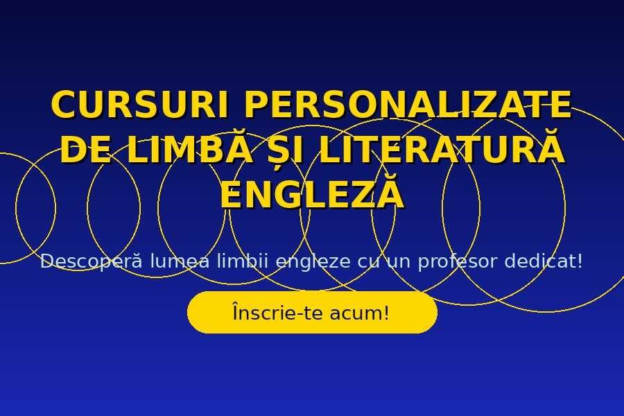 Cursuri PERSONALIZATE si Individualizate de limba Engleza