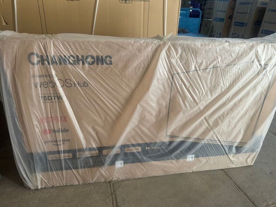 Новый телевизор changhong 75d7w