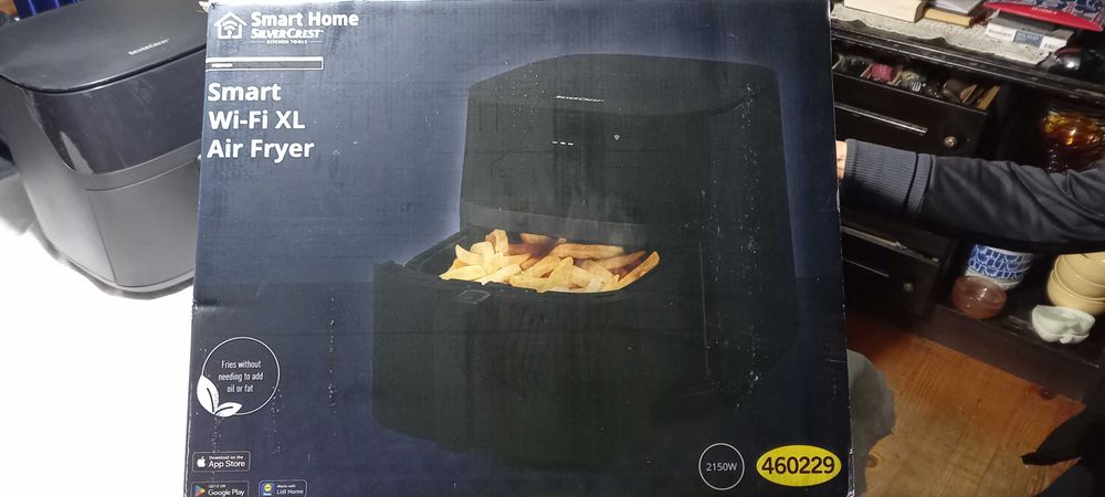 Smart wi-fi XL Air Fryer Silver Crest