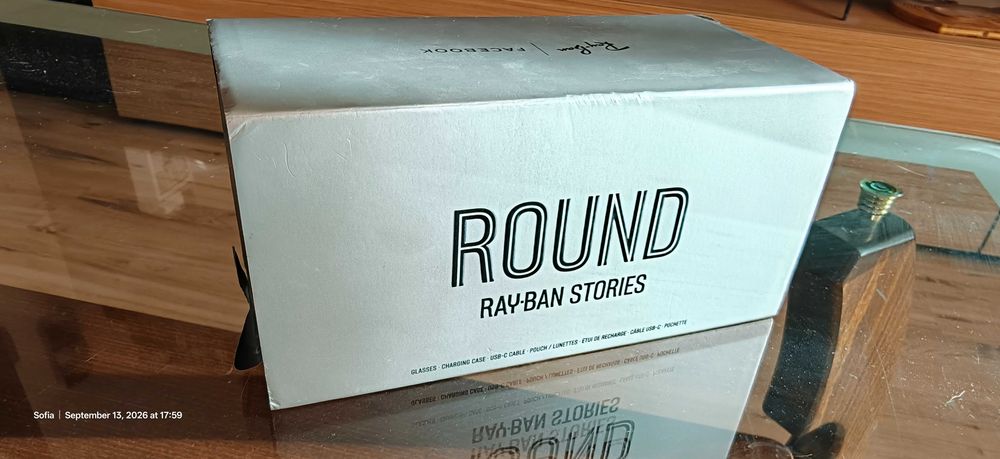 Като нови RayBan Stories Round Facebook RW4003 Meta – пълен комплект