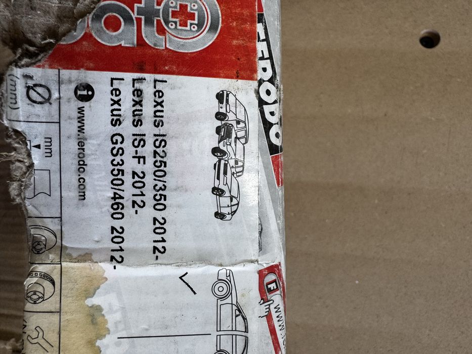 Спирачен диск 2бр. IS250/350 GS350/460