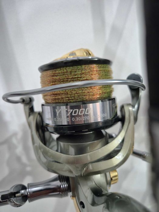 Set Pescuit Crap/Râu: Lansetă FL Strong River 3.30m (3.5lbs) + Mulinetă Saimino YT7000 (cu fir monofilament)