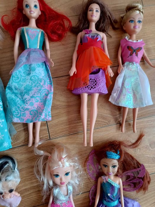 8 păpusi/ jucării dif pt copii, personaje Barbie/Betty/Brad etc