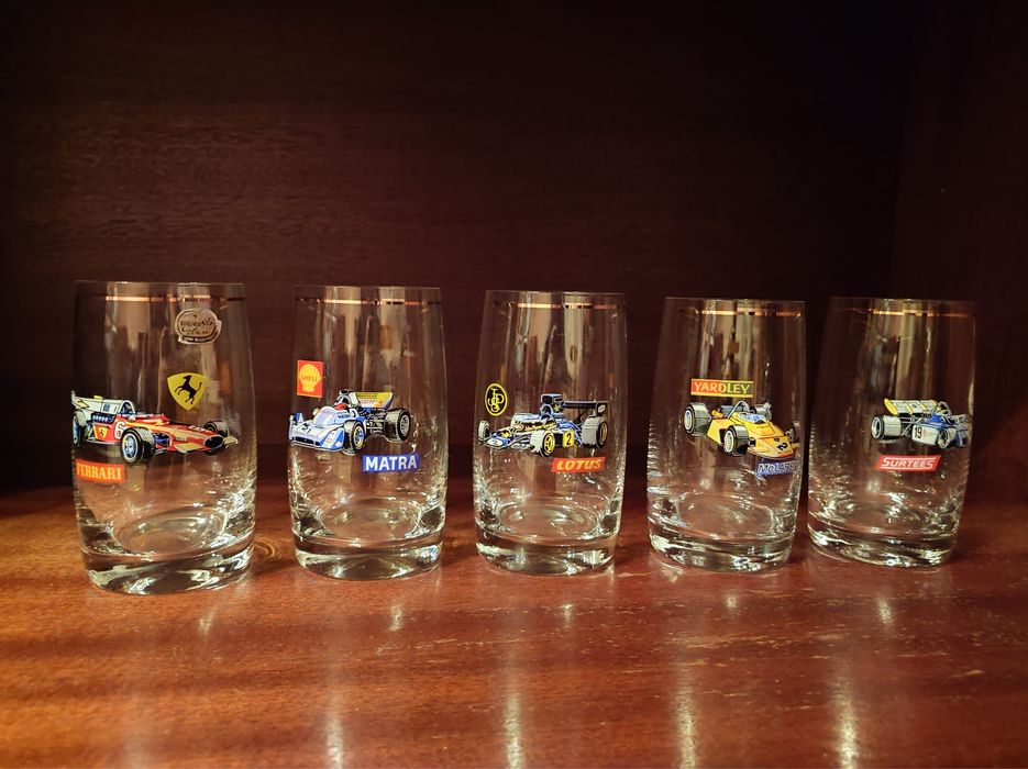 Стаканы 5 шт , высота 11 см