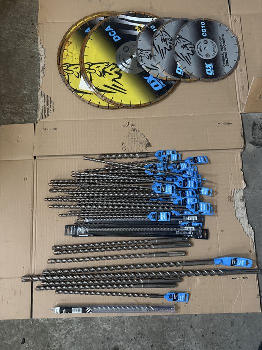 Set burghie si discuri de taiat beton