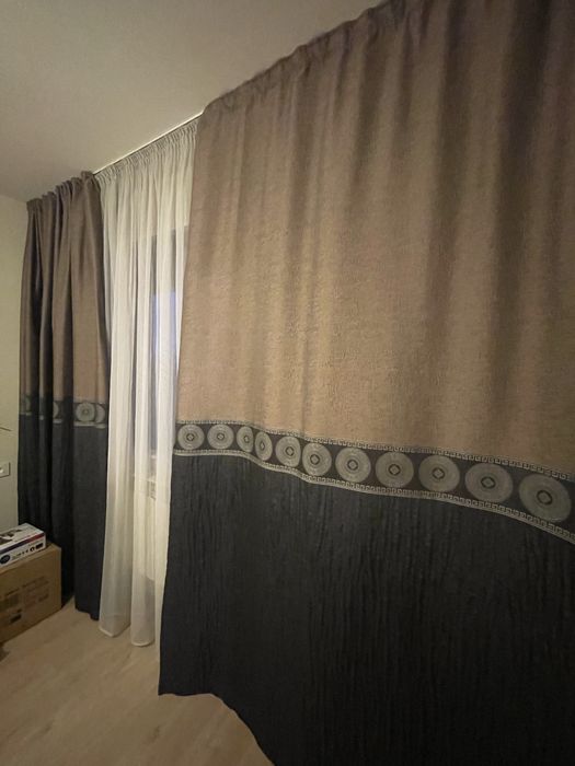 Плътни пердета и тюл, комплект