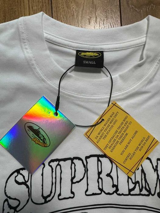 Supreme x Corteiz White T-shirt