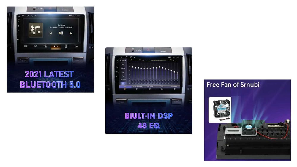 Mултимедия- Навигация 4гб за Toyota Corolla Verso 2004-2009 тъч 9инча