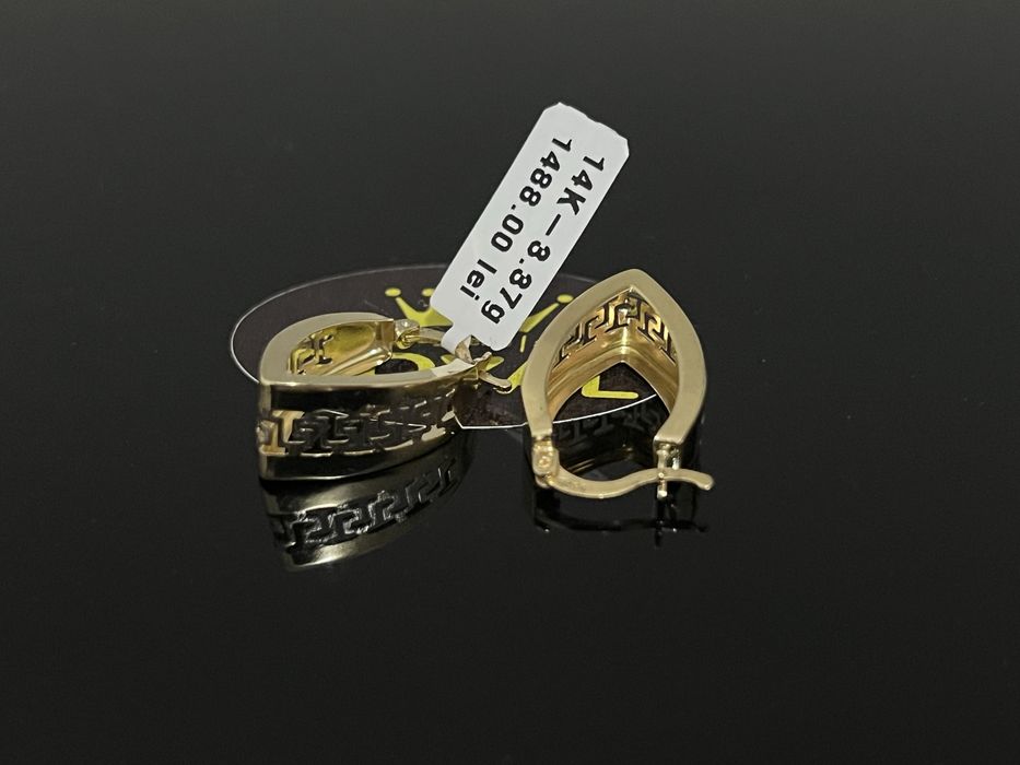 Bijuteria Royal CB: Cercei dama aur 14k 3,37gr