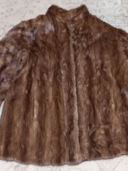 Haină de blană vizon