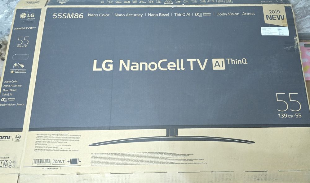 телевизор nano cell lg 55sm8600 smart tv 4k