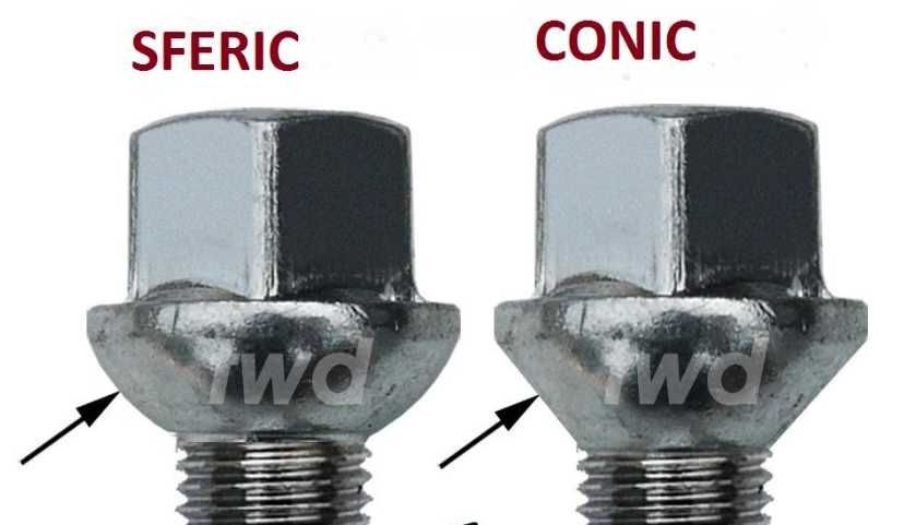 Prezon NOU surub roata jante aliaj M12 M14 orice marca de masina