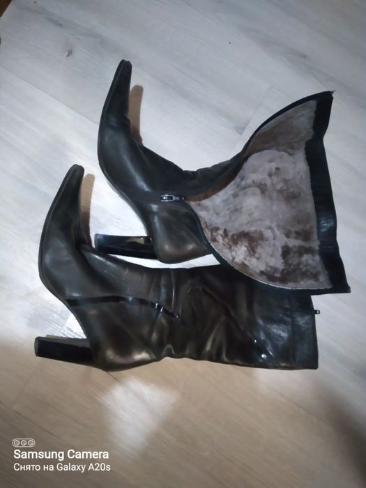 Сапоги женские теплые