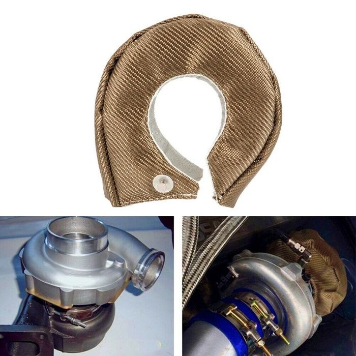 Титаниево Турбо Одеало Термо кожух щит T3/T25 28/GT25 28/GT30 35 37 40