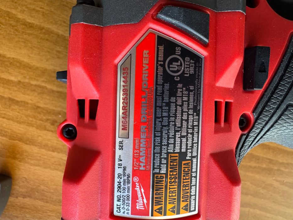 Ударен винтоверт MILWAUKEE 2904-20 FPD3 МИЛУОКИ нов без кутия.