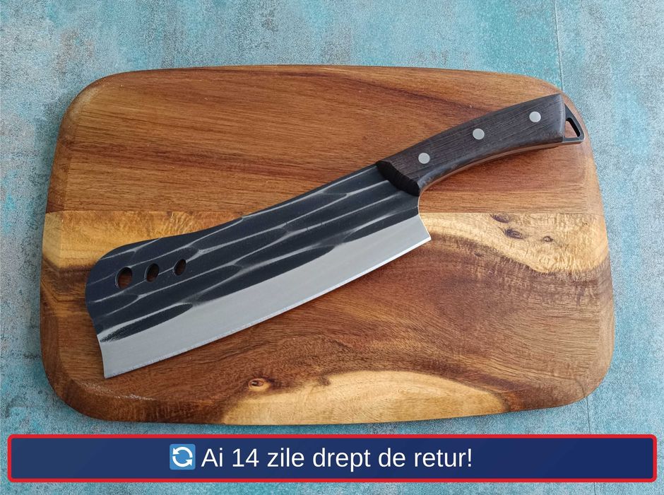 Set Două Piese - Satâr Oase Măcelărie 1000g|500g - Oțel Forjat