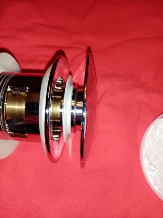 2 бр. Сифон за мивка с преливник с клапан