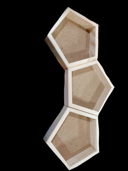 Петоъгълна рамка. Дървена рамка за скандинавски мъх