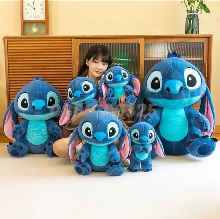 Голям плюшен Стич Stitch, 120см, Лило и Стич плюшена играчка голяма