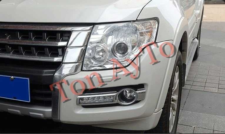 Стъкла Капаци Фарове Паджеро Митсубиши Pajero Mitsubishi V87 V93 V97 2007 - 2018 Стъкла Фарове Комплект