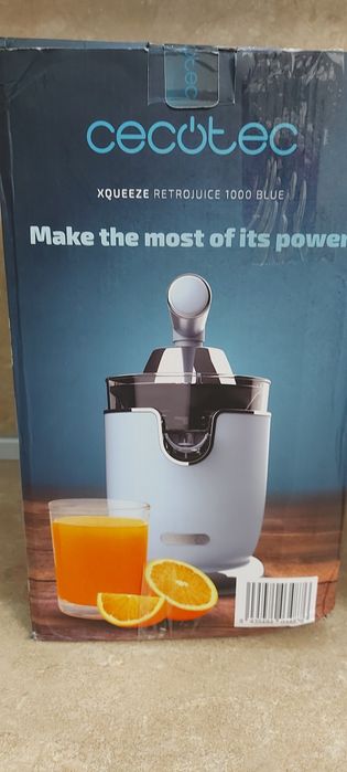 Електрическа сокоизстисквачка за цитруси Cecotec Xqueeze Retrojuice