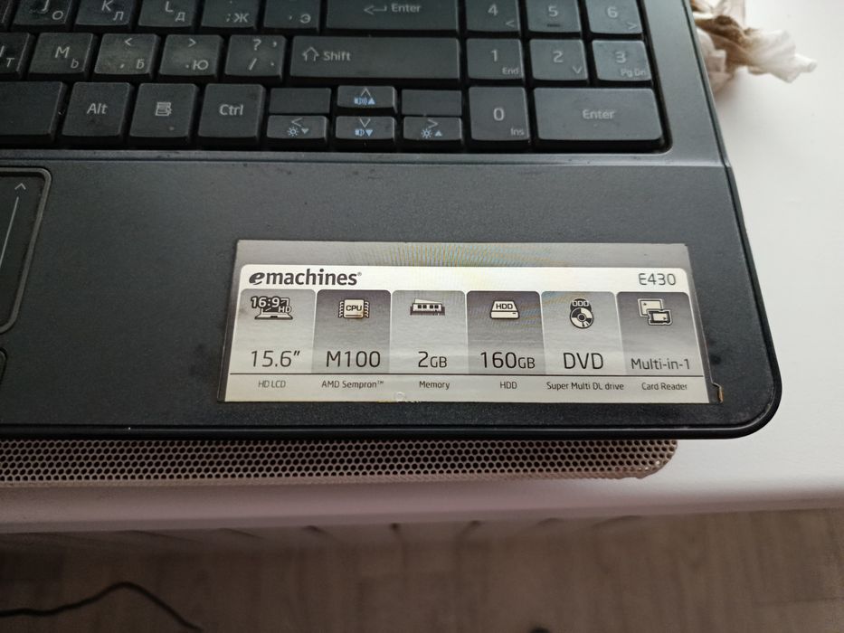 Ноутбук eMachines E430