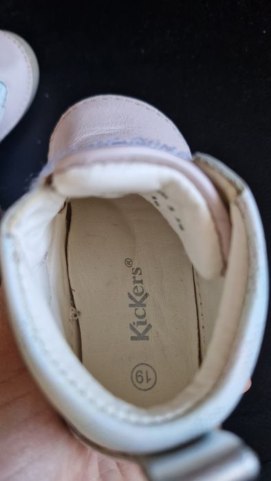 Kickers детски боти естествена кожа 19 номер