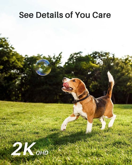 WUUK 2K Безжична акумулаторна охранителна камера