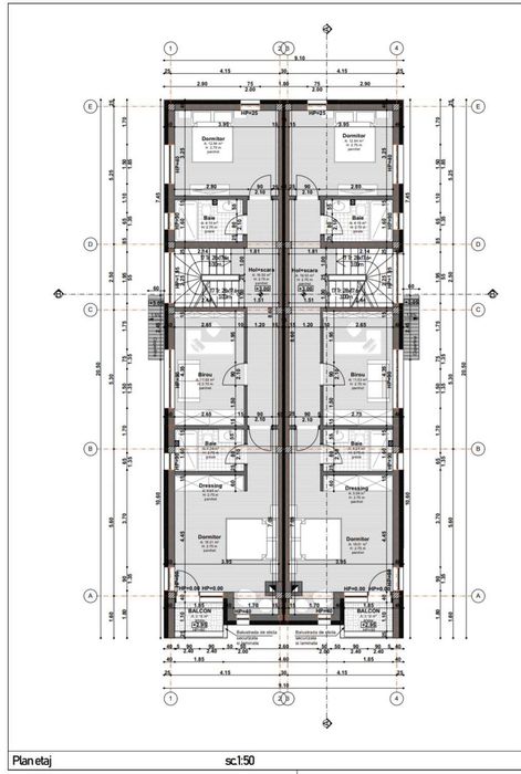 Duplex Voronet Nou Semifinisat 202 mp