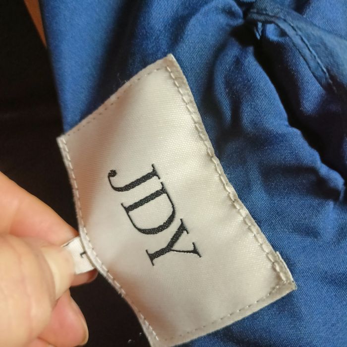 Vestă Lungă Matelasată cu Glugă JDY - Albastru navy (Nouă cu etichet