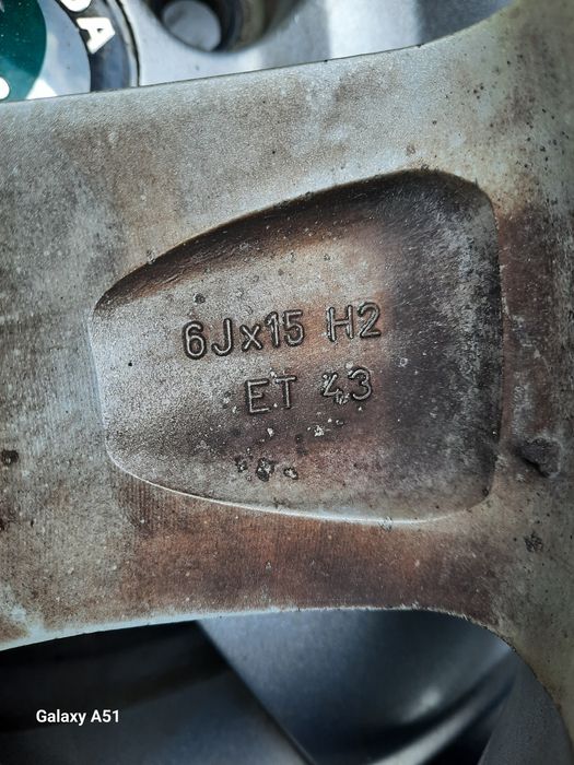 Ляти джанти с гуми 5×100,ШКОДА, 15цола