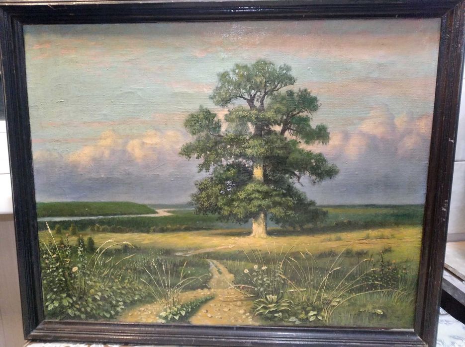 Картина маслом, масляная живопись.
