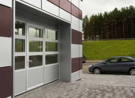 Панорамные ворота ALUTECH (пр.Беларусь)