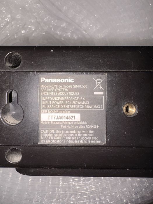 Акустическая система Panasonic