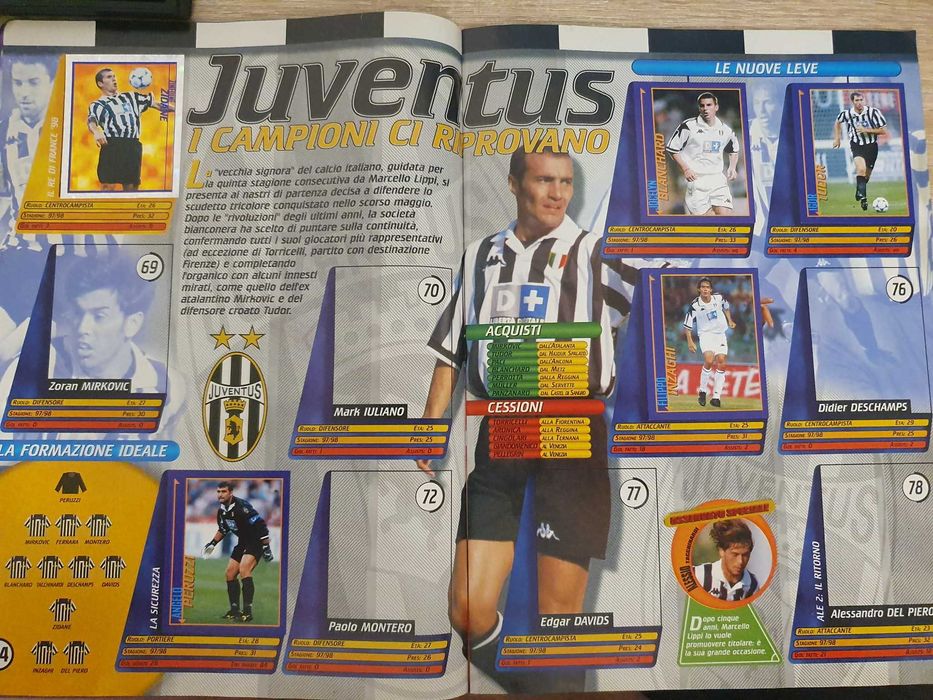 Album Merlin Serie A 1998/1999