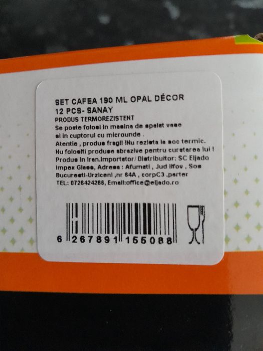 Set  pt. cafea, din opal