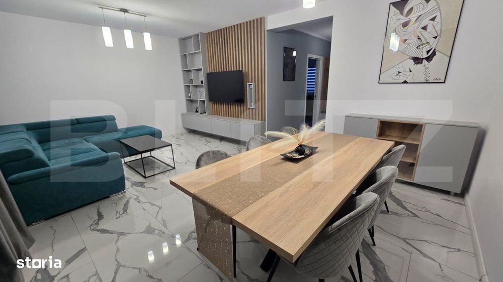 Casa complet mobilata moderna , 135,95 mp utili totali, zona LIsaura