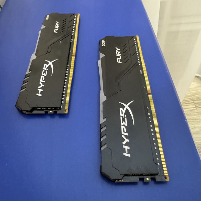 Kit 16GB RAM DDR4 3600MHz HyperX Fury RGB Dual Channel (2x8GB) CL16