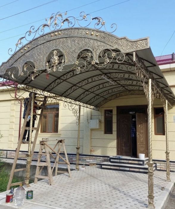 Решетка навес перилла казерёк