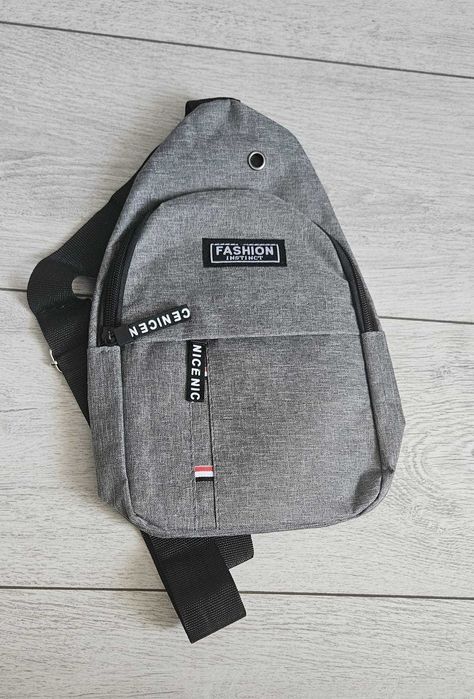 Rucsac gri crossbody
