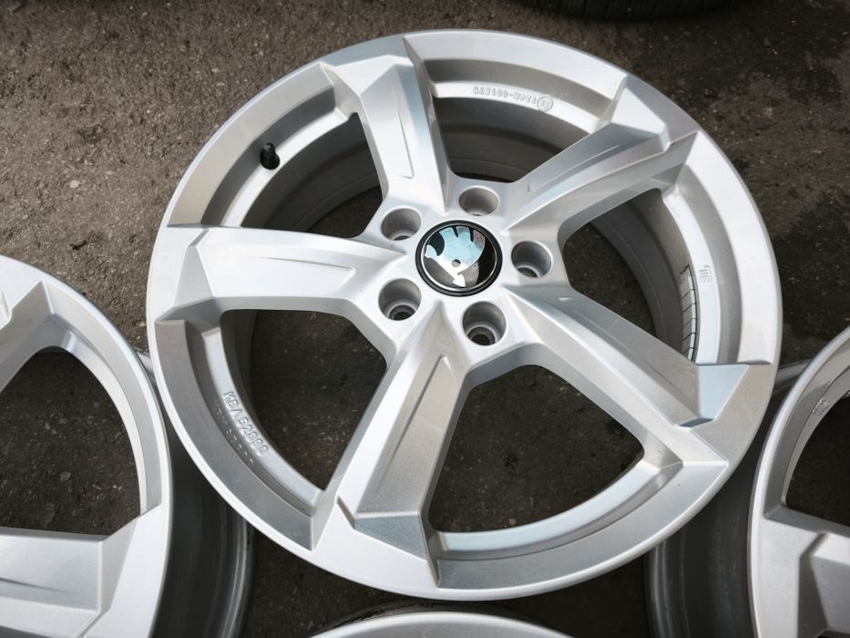 17" оригинални алуминиеви джанти за Skoda Octavia...
