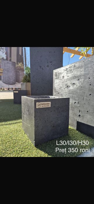 Ghivece și jardiniere din beton