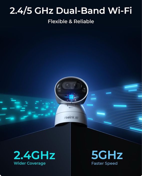 Камера със солар Reolink Argus Track 4K + solar 6W