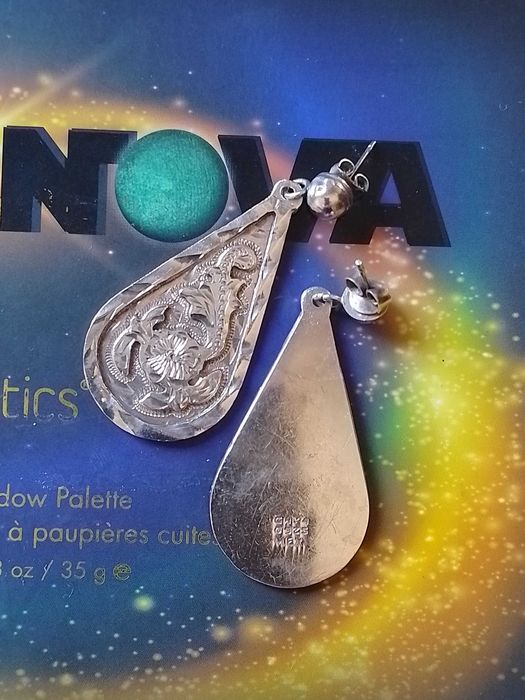 Дамски сребърни обеци различни модели