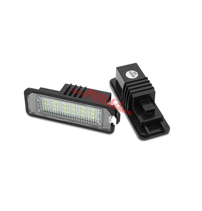 Комплект LED плафони за регистрационен номер Volkswagen, Seat и Skoda