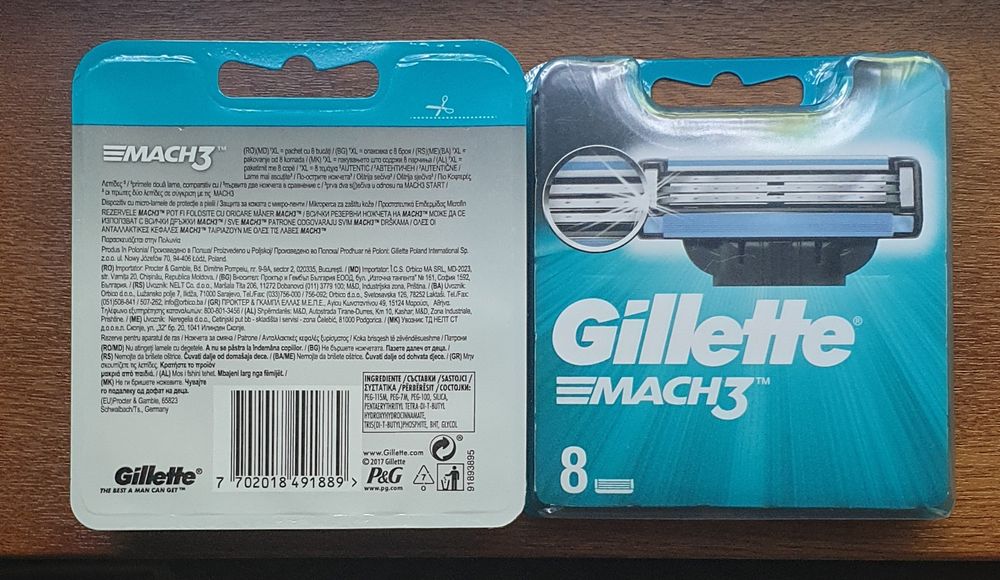 Rezerve Gillette Mach3 Originale